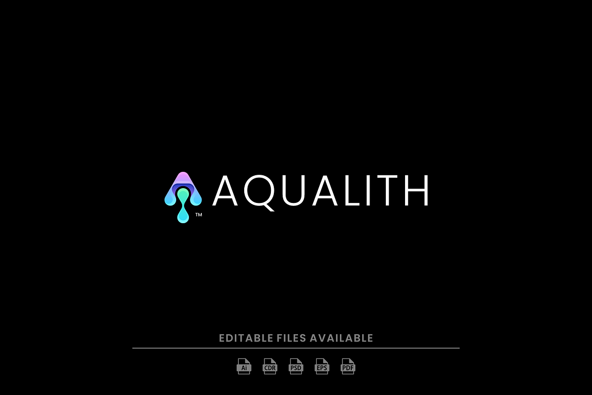 Gradient Modern Aqualith Flow Logo, a Branding & Logo Template by Artnivora.Std (Photo 2 of 2)