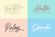 Qindom, a Script Font by Realtype (Thumbnail 12 of 12)