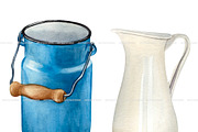Watercolor flower vases clipart, an Illustration by ArtfulStudio (Thumbnail 3 of 10)