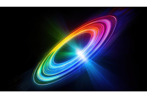 Radiant multicolored energy ring in, an Abstract Photo by Igor Tichonow