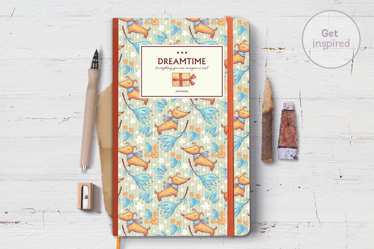 4 Seamless Patterns • Dream Time, a Pattern Graphic by Yeticrab (Photo 5 of 5)