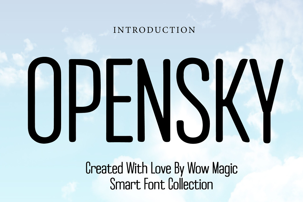 Opensky, a Serif Font by Wow Magic (Photo 2 of 4)