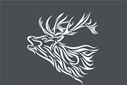 5 Wild Animal Tattoo, an Animal Illustration by weervector (Thumbnail 3 of 4)