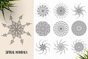 530 Vector Mandala Ornaments, an Animal Illustration by pixaroma (Thumbnail 28 of 55)