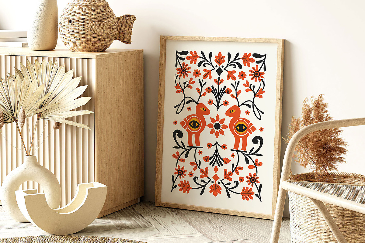 Modern Folk | Wall Art Creator, an Object Graphic by Leleka.Store (Photo 19 of 20)