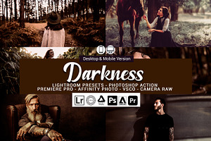 Darkness Presets, Photoshop Actions