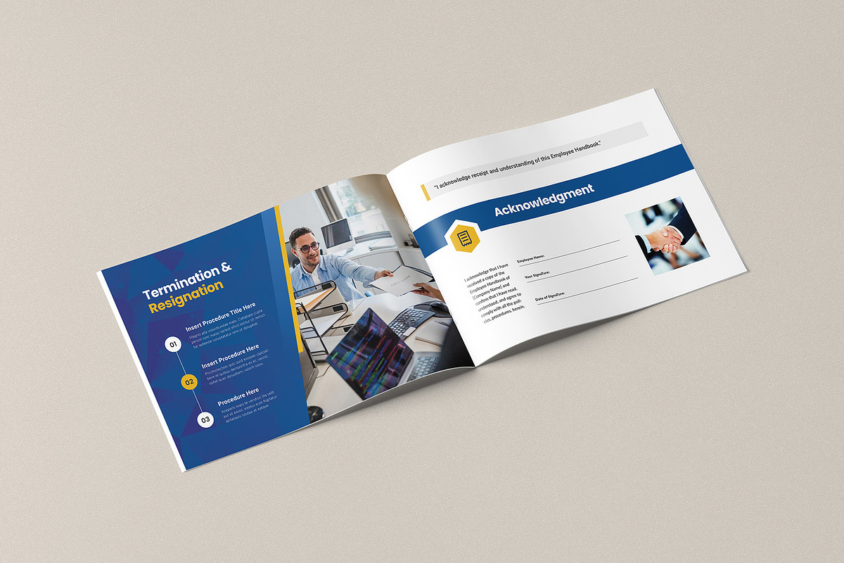 Employee Handbook Guide, a Brochure Template by Creativity-Design (Photo 6 of 6)