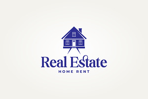 real estate home rent icon logo