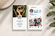 Instagram Style Business Card, a Business Card Template by Saman Osama (Thumbnail 1 of 8)
