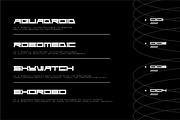 Arox - Futuristic Display Font, a Sans Serif Font by Typeagle (Thumbnail 4 of 8)