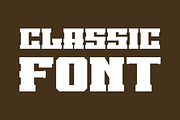 Classic Montage, a Serif Font by alon kelakon (Thumbnail 2 of 6)
