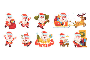 Santa claus character. Christmas, an Object Illustration by Stock-Smart-Start