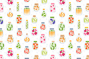 Amazing veggie set, a Pattern Graphic by Stolenpencil (Thumbnail 2 of 5)