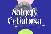 NCL Saigefy Cebahixa - Modern Serif, a Serif Font by Enxyclo Studio (Thumbnail 1 of 10)