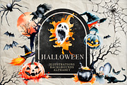 Halloween Illustrations clipart, an Object Graphic by Evgeniia (Thumbnail 1 of 15)