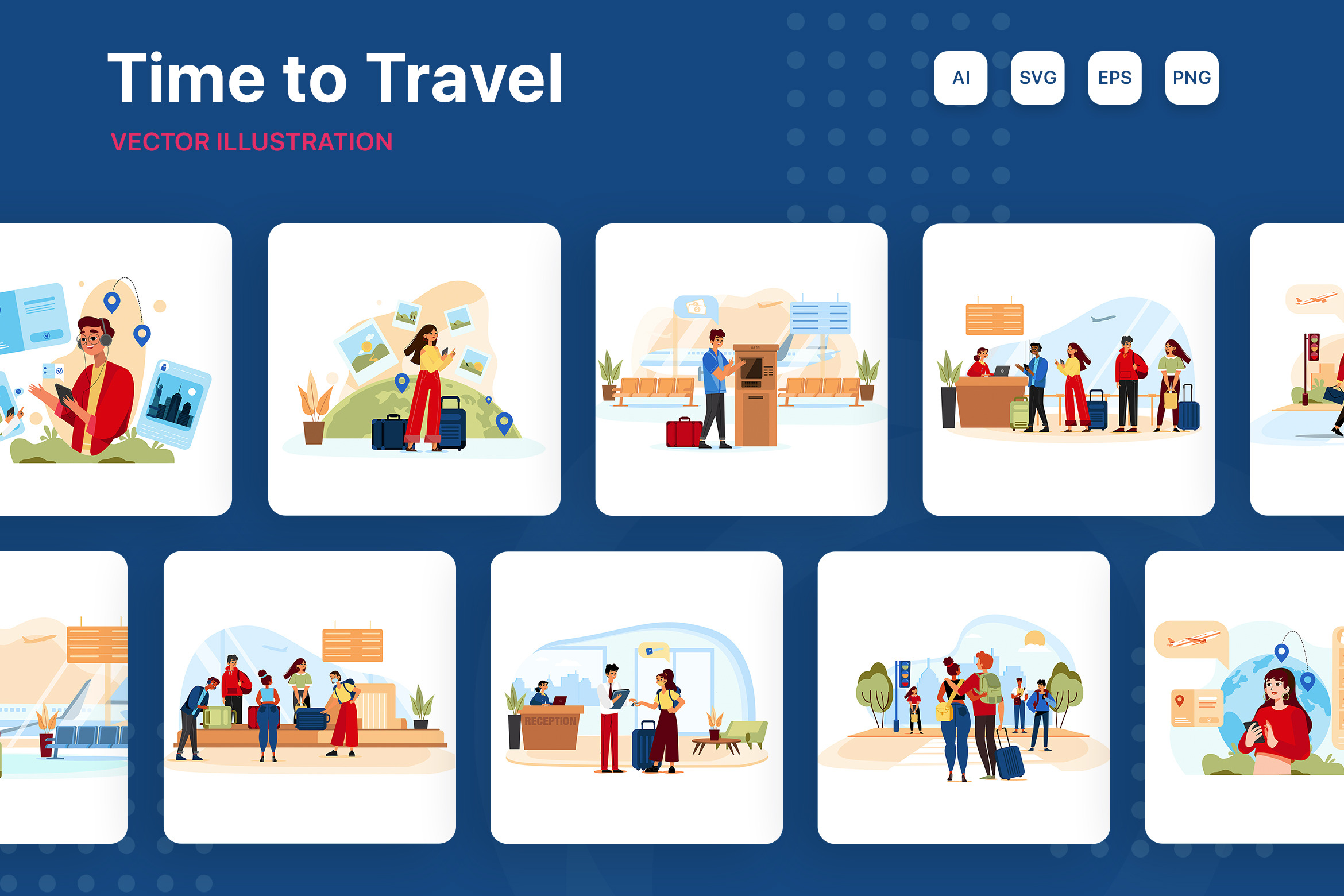 M261_Time to travel Illustrations, a Technology Illustration by hoangpts