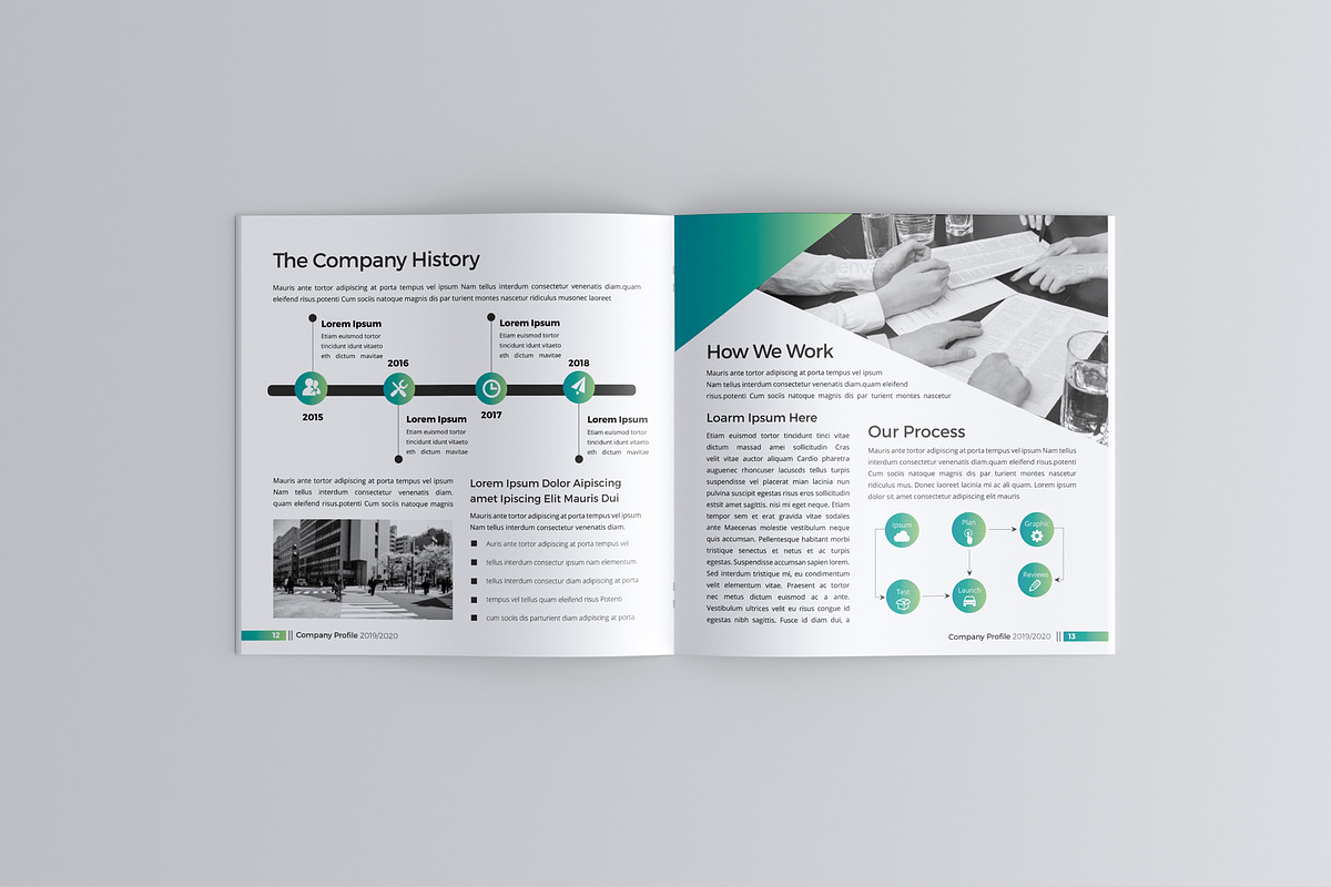 Square Brochure Design 01, a Brochure Template by JanySultana (Photo 7 of 14)