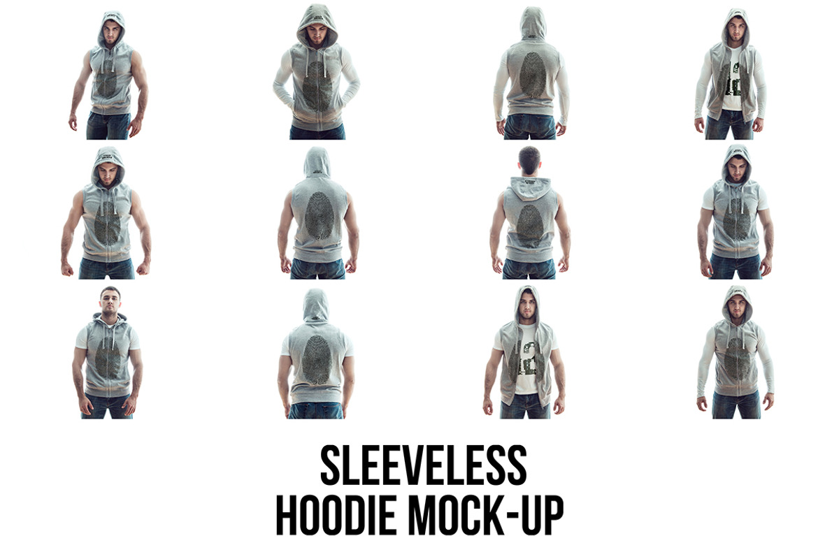 Sleeveless Hoodie Mock-Up, a Hoody Mockup by Freeman Studio (Photo 2 of 17)