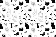 Halloween posters, cards, seamless, a Decorative Illustration by Good Studio (Thumbnail 7 of 17)