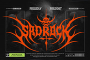 Sad Rock Typeface, a Blackletter Font by alit design (Thumbnail 1 of 20)
