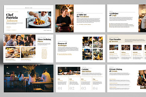 Culinary Portfolio Presentation, a Presentation Template by MightyDesign