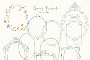 Spring Easter Frames & Illustrations, a Decorative Illustration by whiteheartdesign (Thumbnail 6 of 19)