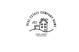 Real Estate Logo Template, a Branding & Logo Template by GDL