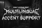 Night Scream, a Handwritten Font by Ditatype (Thumbnail 10 of 10)