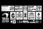 BRUTALISM LABEL DESIGN PACK #2, an Object Graphic by BonkiStudio (Thumbnail 2 of 2)