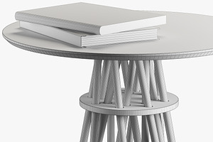 Side Tables X 5 3d Model