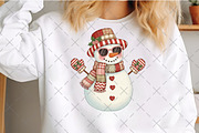 Cool Snowman Sunglasses PNG, an Illustration by Craft Nest (Thumbnail 5 of 6)