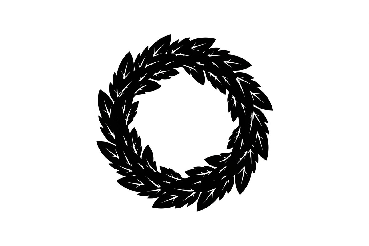 Leaf Laurel Wreath Frame Bundle, an Illustration by Gaye Art (Photo 5 of 51)