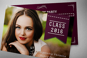 Graduation Invitation XI, an Invitation Template by Mariyana
