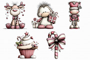 Whimsical Christmas Clipart, an Illustration by Libby Wishes (Thumbnail 5 of 6)