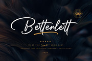 Betterlett, a Script Font by Digitype Studio (Thumbnail 1 of 10)
