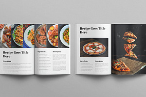 Cook Book Template Recipe Book