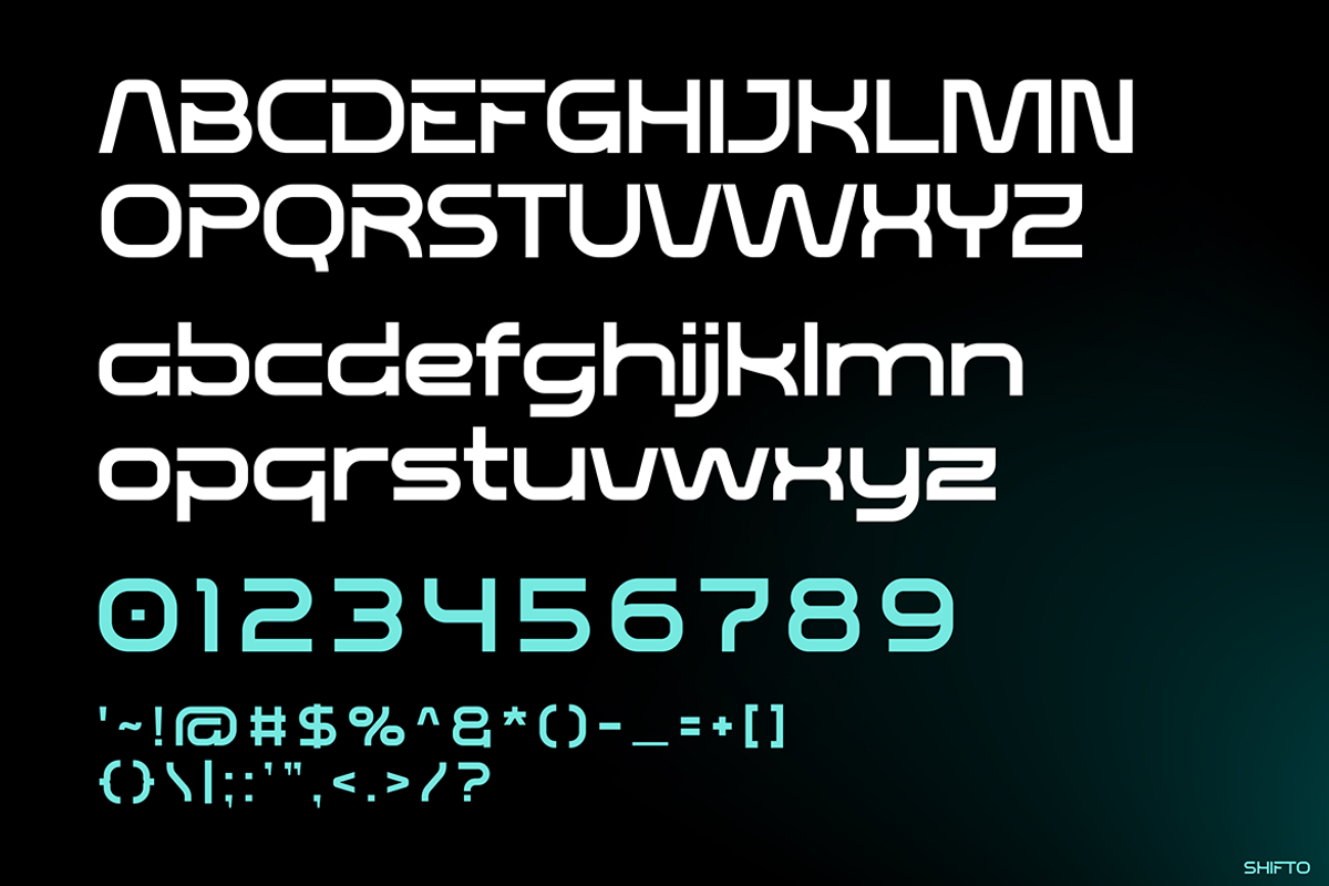 SHIFTO, a Sans Serif Font by Pinisi ART (Photo 2 of 10)