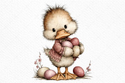 Cute Duck Spring Mood Clipart Png, an Illustration by Craft Nest (Thumbnail 9 of 11)