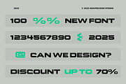 Mechawide, a Sans Serif Font by graphicook (Thumbnail 5 of 10)