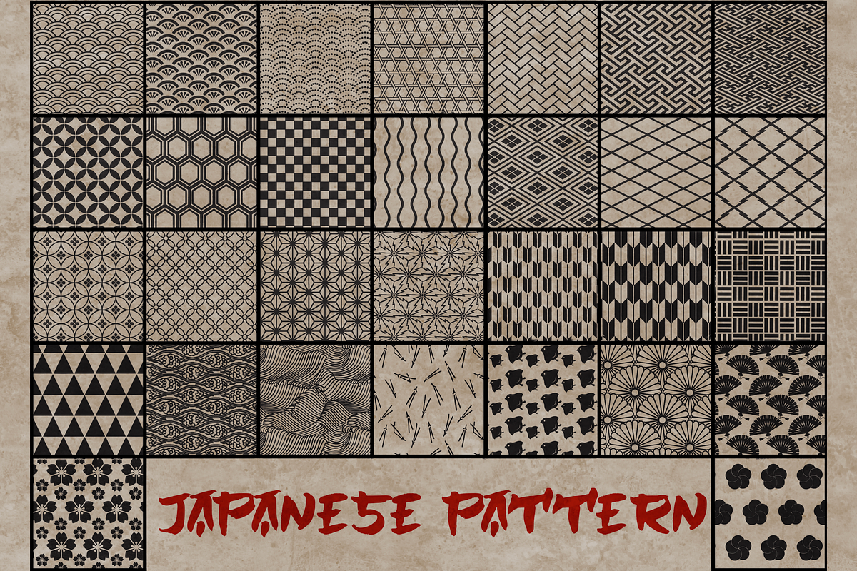 Japan traditional elements Procreate, a Brush Add-On by TheWhiteCatLab (Photo 14 of 20)