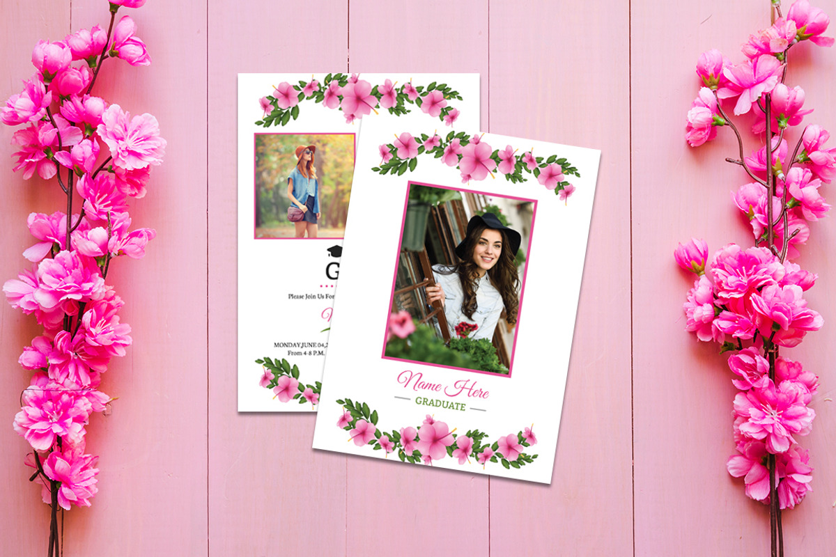 Graduation Invitation, a Card Template by Rimana_Templatehive (Photo 2 of 4)