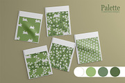 Spring Bunnies, a Pattern Graphic by MarynArts (Thumbnail 2 of 5)
