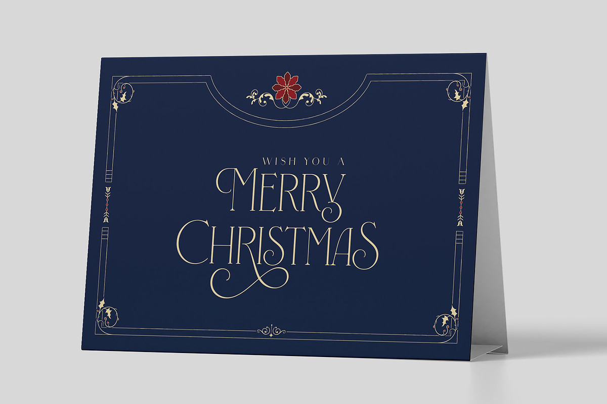 Christmas Table Tent Template, a Card Template by BrandPacks (Photo 1 of 5)