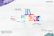 Whimsical Bookworm Watercolor Bundle, a Technology Illustration by plaidGecko (Thumbnail 4 of 13)