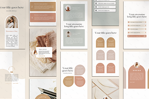 Pastel Instagram Templates For Canva