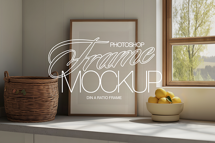 A2 Leaning Frame Kitchen Mockup