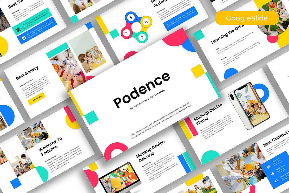 Podence – Education Google Slide, a Presentation Template by kreatifreya (Photo 1 of 4)