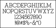 Tag Sale JNL, a Slab Serif Font by Jeff Levine Fonts (Thumbnail 3 of 5)