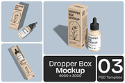 Dropper Box Mockup, a Packaging Mockup by Permadi Creative (Thumbnail 1 of 5)