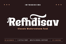 Refhdisav | Serif Classic Modernism